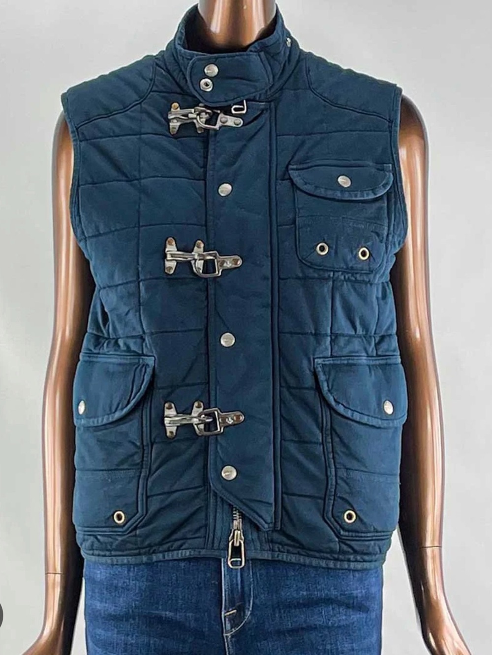 Polo by Ralph Lauren Naval Tailors Quilted Navy Toggle Women’s Vest
